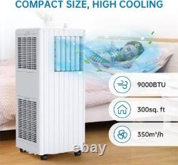 9000 BTU Air Conditioning Unit Portable Conditioner R290 60db with Remote