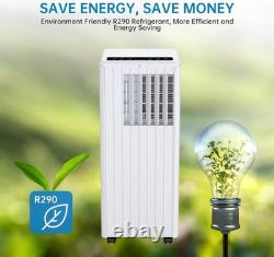 9000 BTU Air Conditioning Unit Portable Conditioner R290 60db with Remote