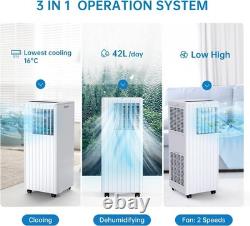 9000 BTU Air Conditioning Unit Portable Conditioner R290 60db with Remote