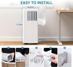 9000 BTU Air Conditioning Unit Portable Conditioner R290 60db with Remote