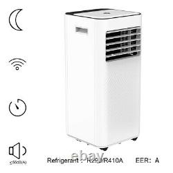 9000 BTU Power Air Conditioner Conditioning Unit Strong Wind Remote LED Touch UK