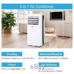 9000BTU Portable Air Conditioner Mobile Air Conditioning Unit Dehumidifier New