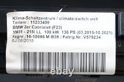 9384045 Climate Control Unit Air Conditioning OEM BMW 2 Series F22 F23 M240iX