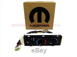 99-04 Jeep Wrangler WITHOUT Air Conditioning A/C & Heater Control UNIT MOPAR OEM