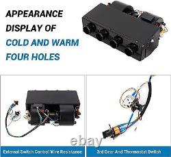 A/C Compressor Under Dash AC Air Conditioning Evaporator Kit Heat Cool Universal