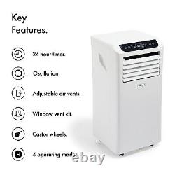 Air Conditioner 9000BTU Portable Air Conditioning Unit Remote Control By VonHaus