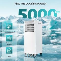 Air Conditioner Portable 5000 BTU, 6-in-1 Air Conditioning Unit Sleep Mode Timer