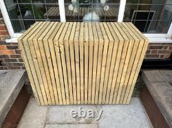 Air Conditioning A/C Unit Cover Hide Enclosure Wooden Slatted Outdoor