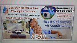 Air Conditioning Fitting Services. Wall Mounted Heat Pump Domestic Air Con