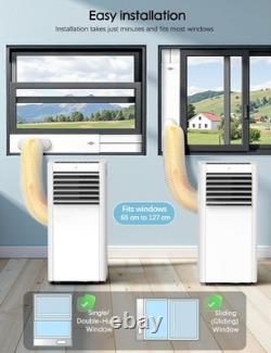 Air Conditioning Unit, 9000 BTU Portable Air Conditioner with 4 IN 1 Cool- Dry