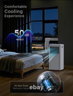 Air Conditioning Unit, 9000 BTU Portable Air Conditioner with 4 IN 1 Cool- Dry