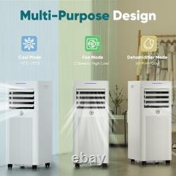 Air Conditioning Unit 9000 BTU Portable Air Conditioner with 4 In 1 Cooling &