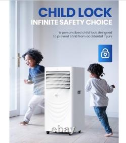 Air Conditioning Unit Portable Air Conditioner 1200 BTU 4-In-1 Dehumidifier UK