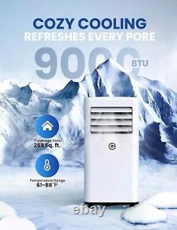 Air Conditioning Unit Portable Air Conditioner 9000 BTU 4-In-1 Dehumidifie, Fan