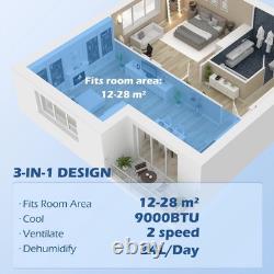 Air Conditioning Unit Portable Air Conditioner 9000 BTU 4-in-1 Dehumidifier