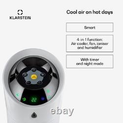 Air Cooler Air Conditioning Unit 4in1 Humidifier Purifier Timer Remote White