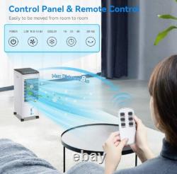 Air Cooler Fan Ice Cold Packs Remote Control Cooling Conditioning Unit Filter