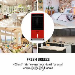 Air Cooler Fan Portable Conditioning Humidifier Purifier Home 2000W 65W Red
