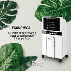 Air Cooler Portable Conditioning Room 4in1 Fan 6 L 65 W Ioniser Humidifier White