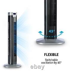 Air Fan Portable Conditioning Tower Oscillating Remote Control LED Display 50W
