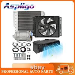 Aspligo 12V Cooling Only Air Conditioner Underdash Electric Auto Car A/C Kit