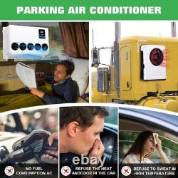 Aspligo 12V Cooling Split Air Conditioner Electric Compact AC Kit For Tractor RV