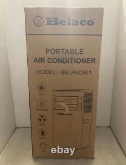 Belaco Portable Air Conditioner, 9000 BTU 4-in-1, Air Conditioning Unit, Fan & C