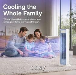 BreezaMax Smart Bladeless Air Cooler Fan, Airzuma Portable Air Conditioning Unit