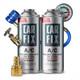 CarFix 5in1 2x Air Conditioning Filling Gas R1234yf + Hose + YF Adapter UK Stock