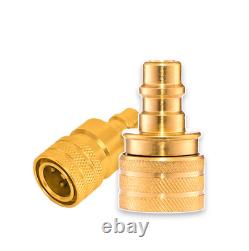 CarFix 5in1 2x Air Conditioning Filling Gas R1234yf + Hose + YF Adapter UK Stock