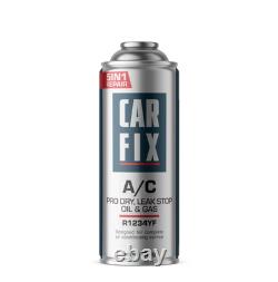 CarFix 5in1 2x Air Conditioning Filling Gas R1234yf + Hose + YF Adapter UK Stock