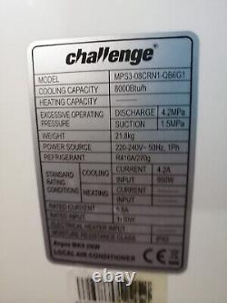 Challenge MPS3-08CRN1-QB6G1 8000BTU Portable Air conditioning unit/Dehumidifier