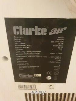 Clarke Air AC9000 Air conditioning Portable Mains AC Unit remote control