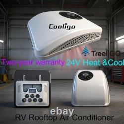 Cooligo Heat&Cool 24V RV Air Conditioner Electric Rooftop AC Unit Fit Motorhome