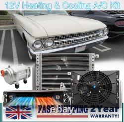 DC 12V Electric Cooling & Heating Universal Underdash Air Conditioner A/C Kit