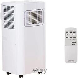 Daewoo 3 in 1 Portable Air Conditioning Unit 9000 BTU LED Display AC Remote