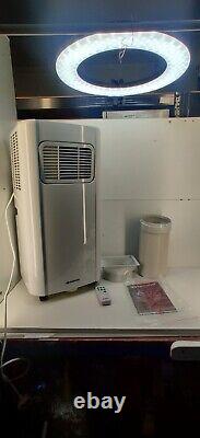 Daewoo 3in1 5000BTU Portable Air Conditioning Unit Dehumidifier Fan Remote White