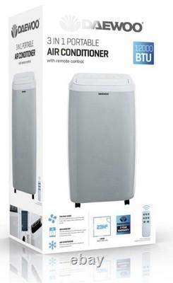 Daewoo Air Conditioner 12000 BTU 4 in 1 Conditioning Unit Air Purifier Heater