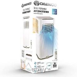 Daewoo Portable Air Conditioning 5000 BTU 3-in-1 With Remote Control White N/O