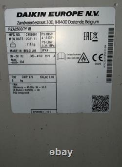 Daikin Air Conditioning RZA-250 FDA-250 25kW WAREHOUSE HEATING DUCTED HEAT PUMP