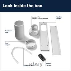 De'Longhi Air Con PACEM82 Air Conditioning Unit Free Standing White