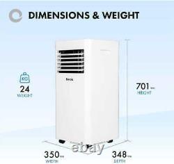 Devola Portable White Air Conditioning Unit with Window Kit 10000BTU DVAC10CW