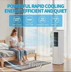 ELECCI 12000 BTU Tower Mobile Air Conditioner IN HAND