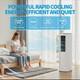 ELECCI 12000 BTU Tower Mobile Air Conditioner IN HAND