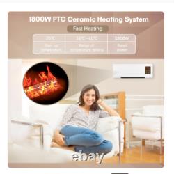 Electric air conditioning and heating unit with timer function