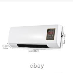 Electric air conditioning and heating unit with timer function