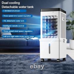 Evaporative Air Cooler, 3-in-1 with Remote Control Portable Air Conditioning Fan