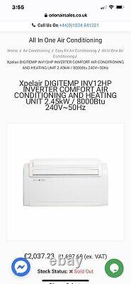 Expelair Digitemp INV12HP Inverter Comfort Air Conditioning And Heating, silent