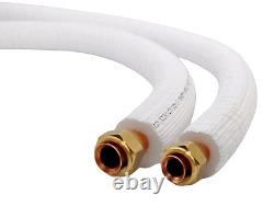 Flared Copper Coil Tube 1/4 + 1/2 insulated / 1 8m / Air Conditioning R32