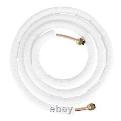 Flared Copper Coil Tube 1/4 + 1/2 insulated / 1 8m / Air Conditioning R32